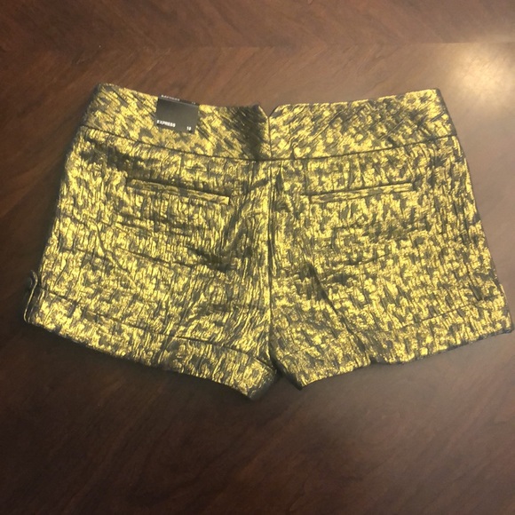 Golden Dress Shorts by Express - Picture 10 of 17